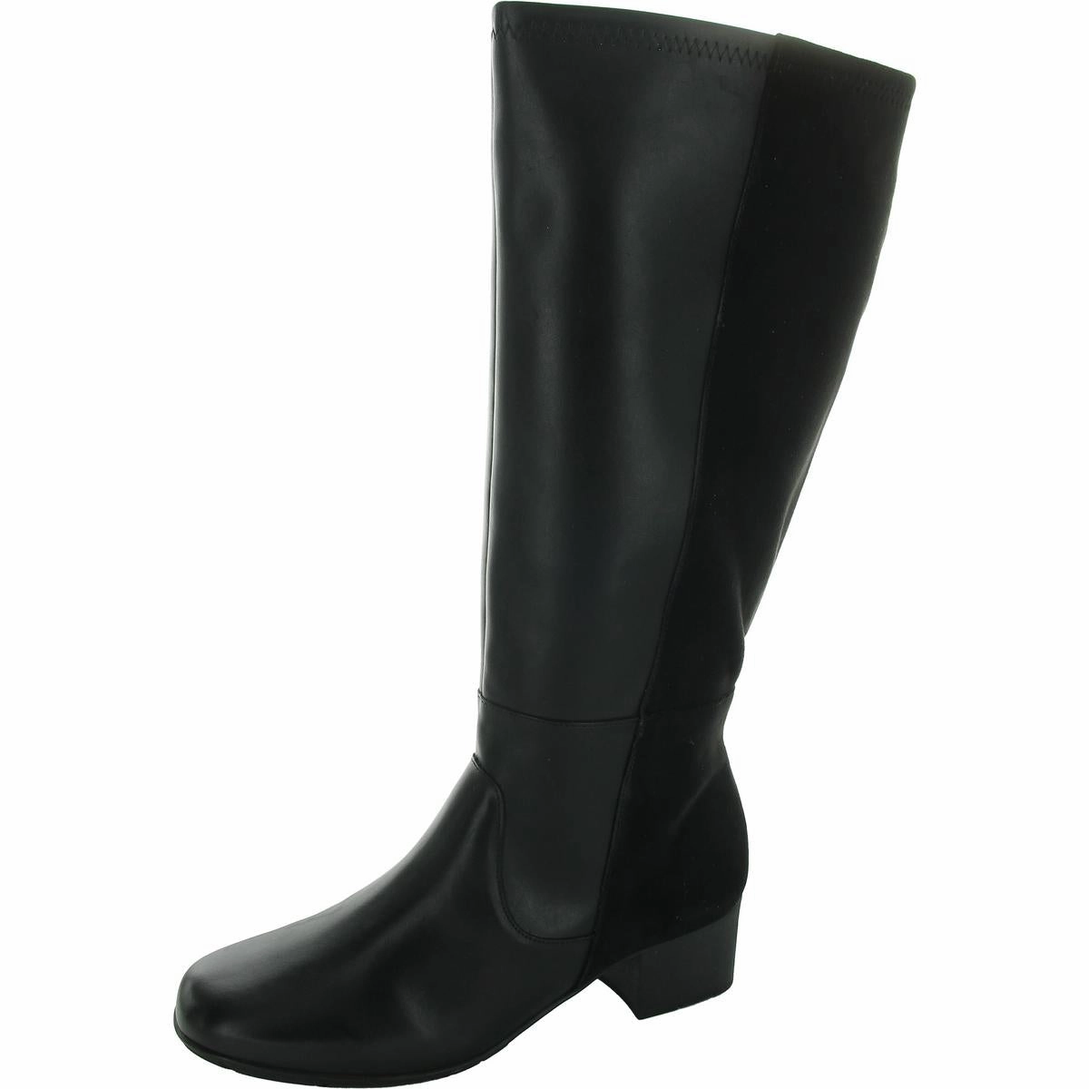 Womens Zipper Leather Mid-Calf Boots Womens Fashion Boots outlet store