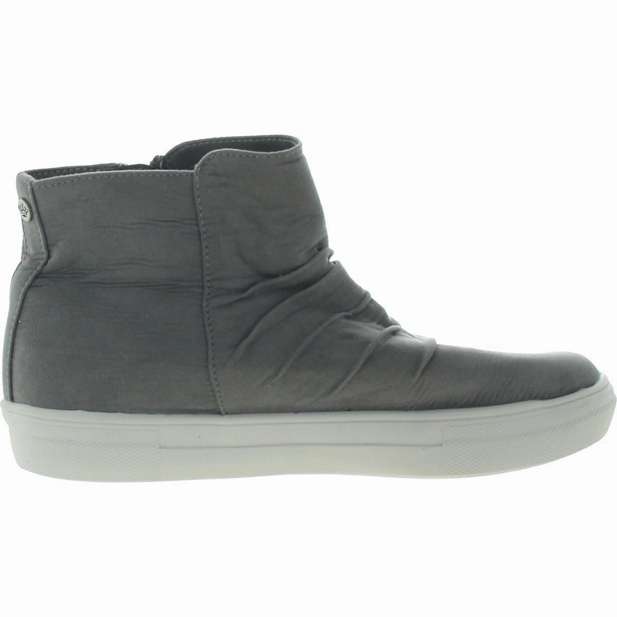 Womens Zipper Manmade High-Top Sneakers