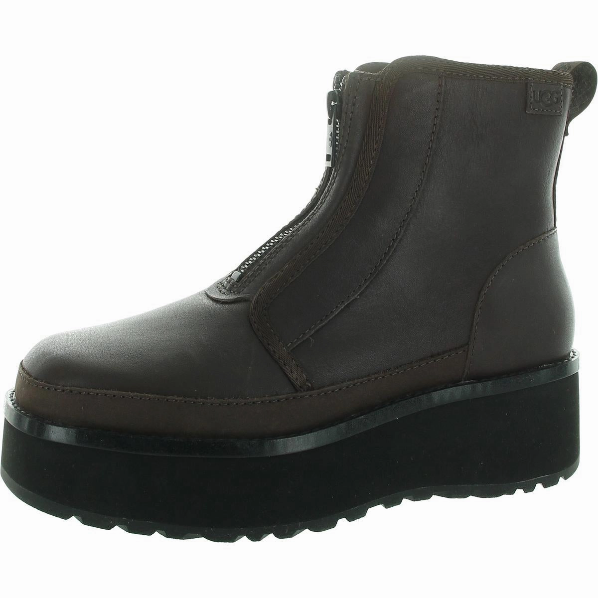 Womens Zipper Mid-Calf Boots
