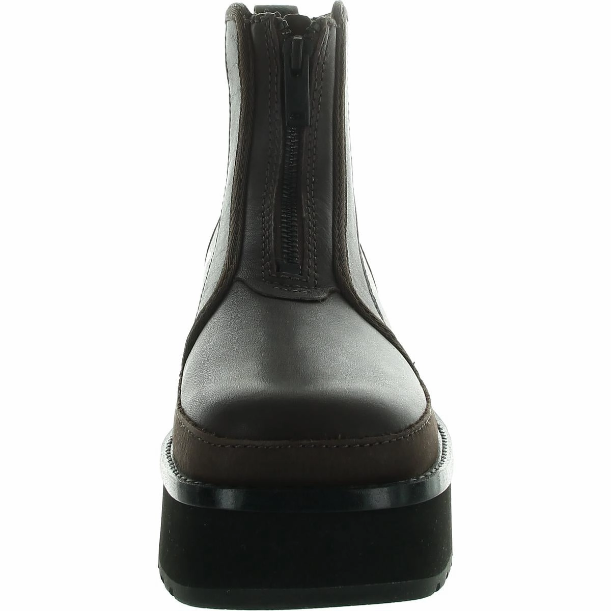 Womens Zipper Mid-Calf Boots