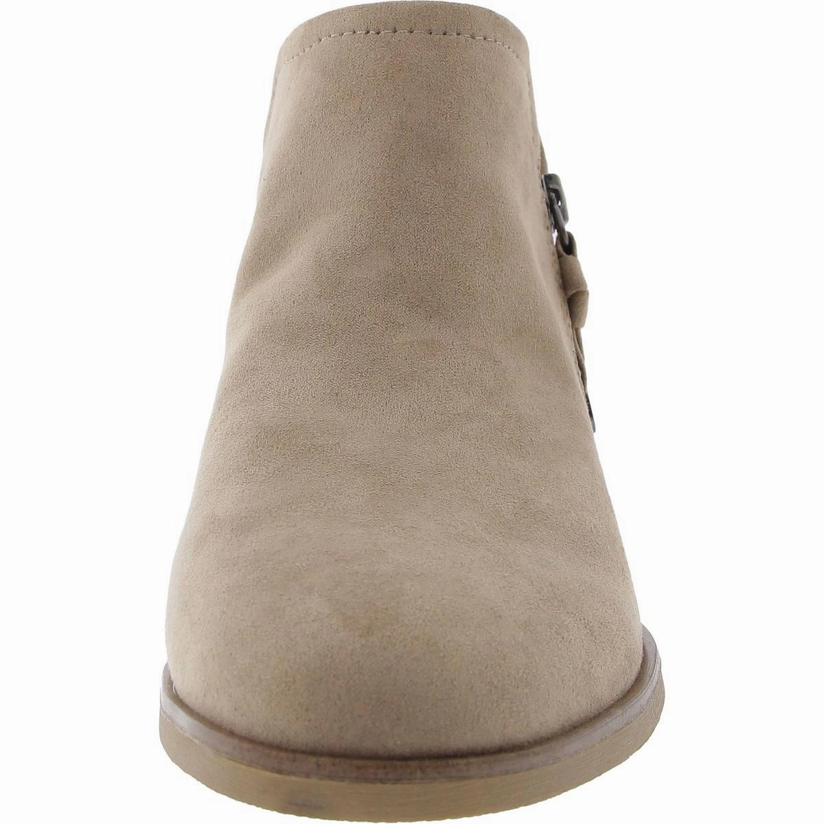Womens Zipper Nubuck Shooties