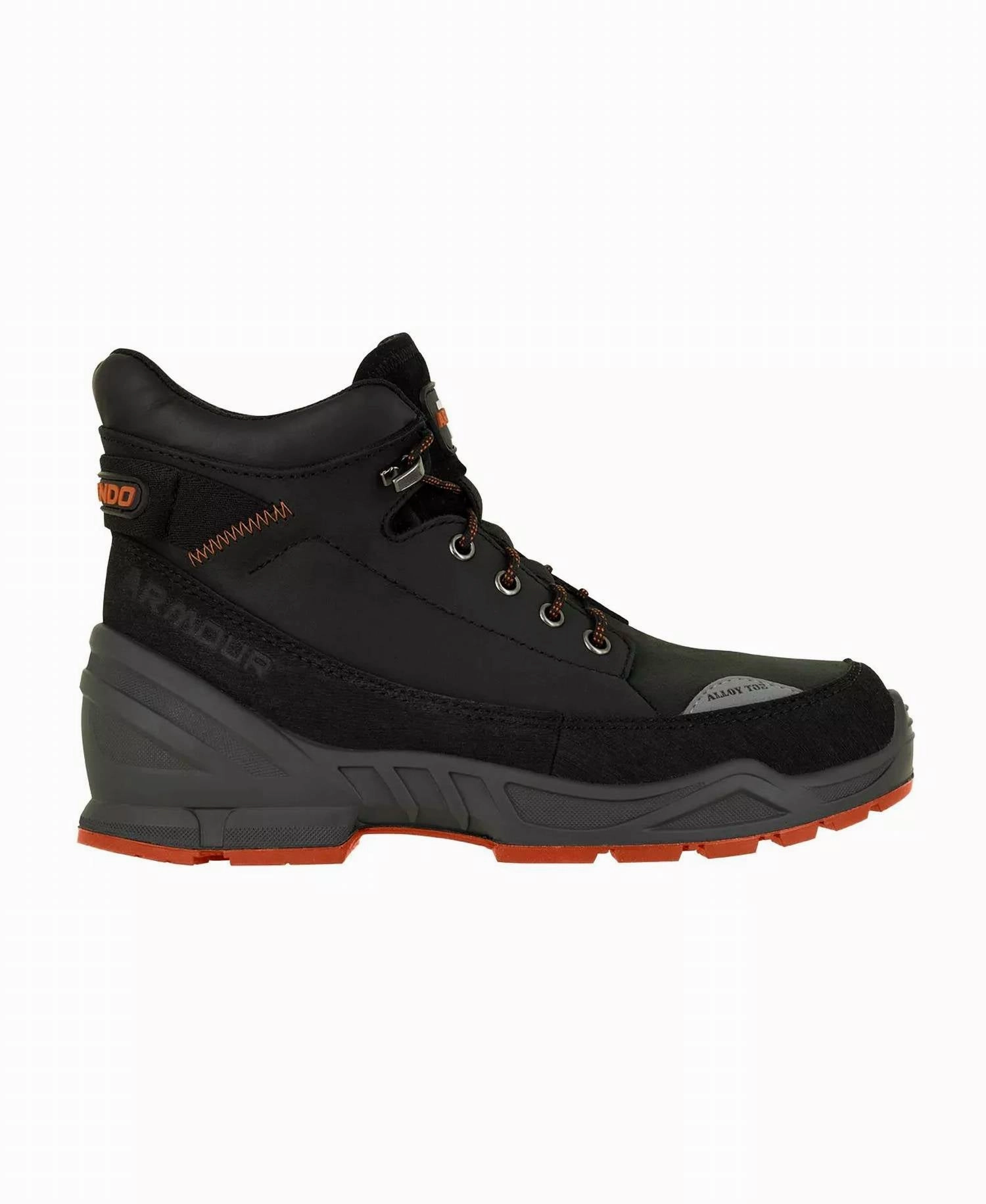 Work Boots 6  Alloy Toe Boots In Black Sale on Mens Chukka Footwear