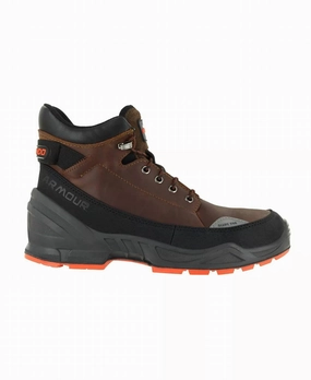 Work Boots 6  Alloy Toe Boots In Reddish Brown Sale on Mens Chukka Footwear