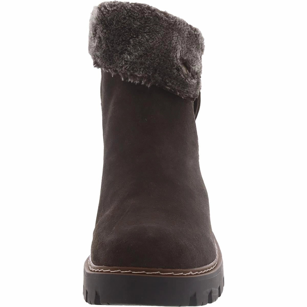 WYOMING Womens Leather Lugged Sole Winter & Snow Boots