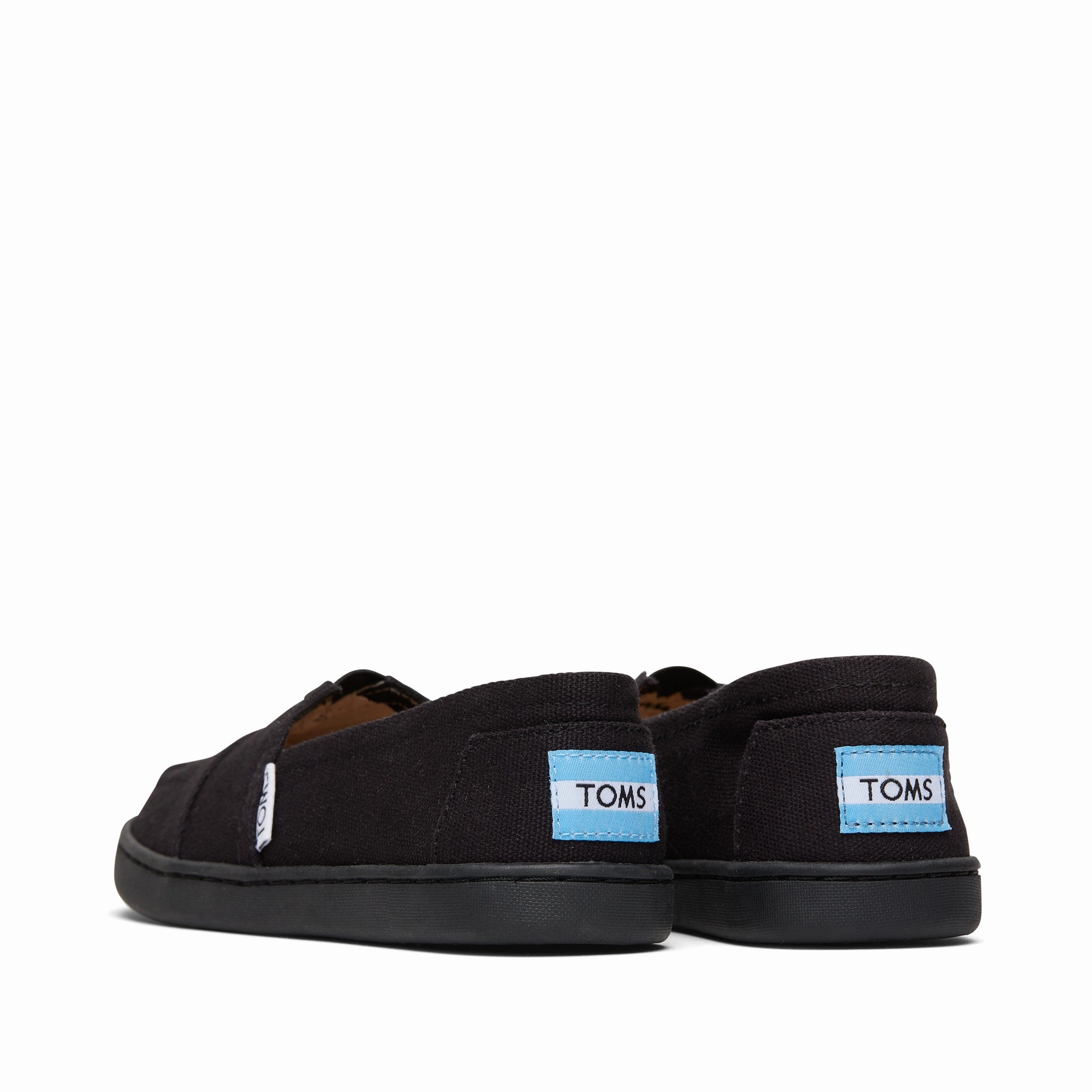 Youth Alpargata Black Canvas Kids Shoe