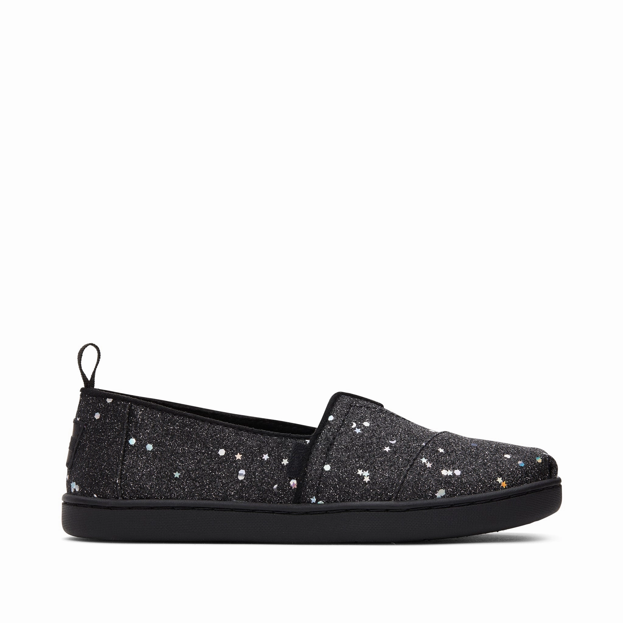 Youth Alpargata Black Cosmic Glitter Kids Shoe Online sale for Girls Shoes
