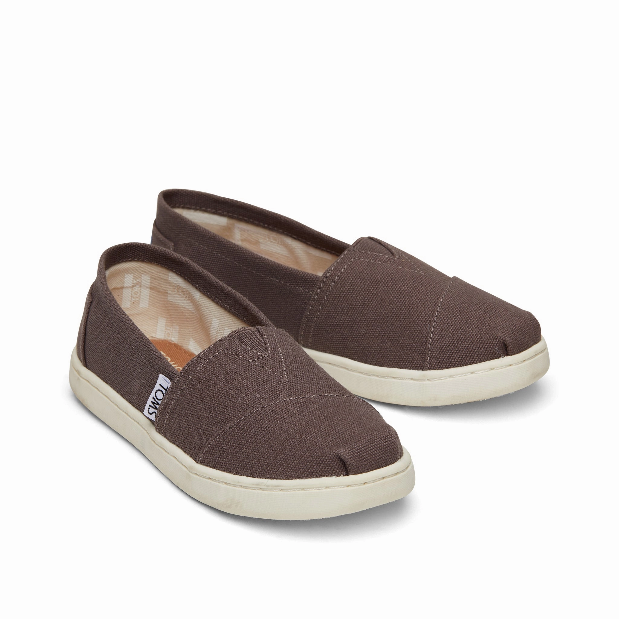 Youth Alpargata Grey Canvas Kids Shoe