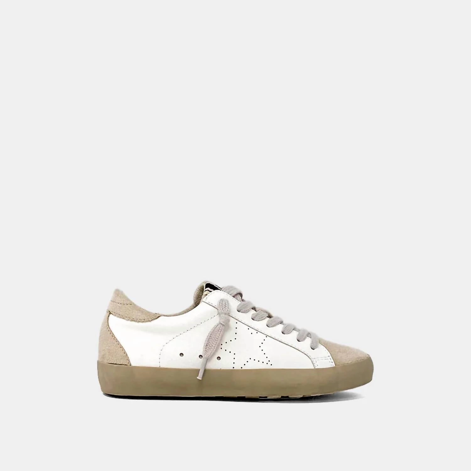Youth Mia Sneaker In White