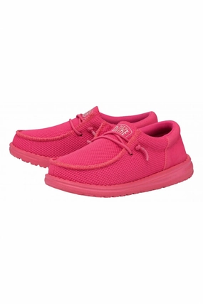 Youth Wendy Funk Mono Shoes In Electric Pink Stylish Girls Shoes outlet