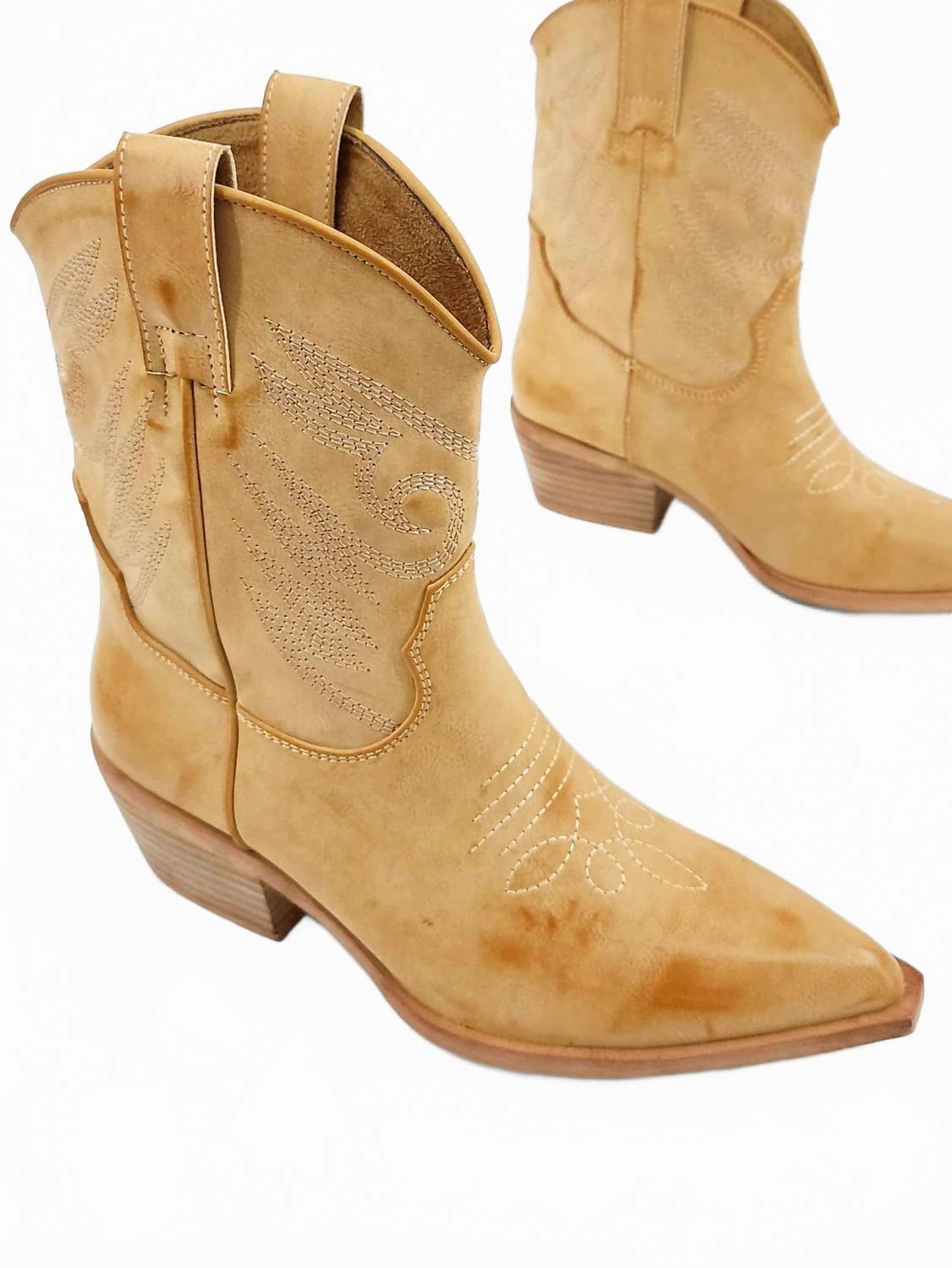 Youth Zahara Cowboy Boot In Natural