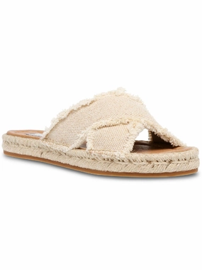 Zelina Womens Canvas Espadrille Slide Sandals Casual Womens Sandals on sale