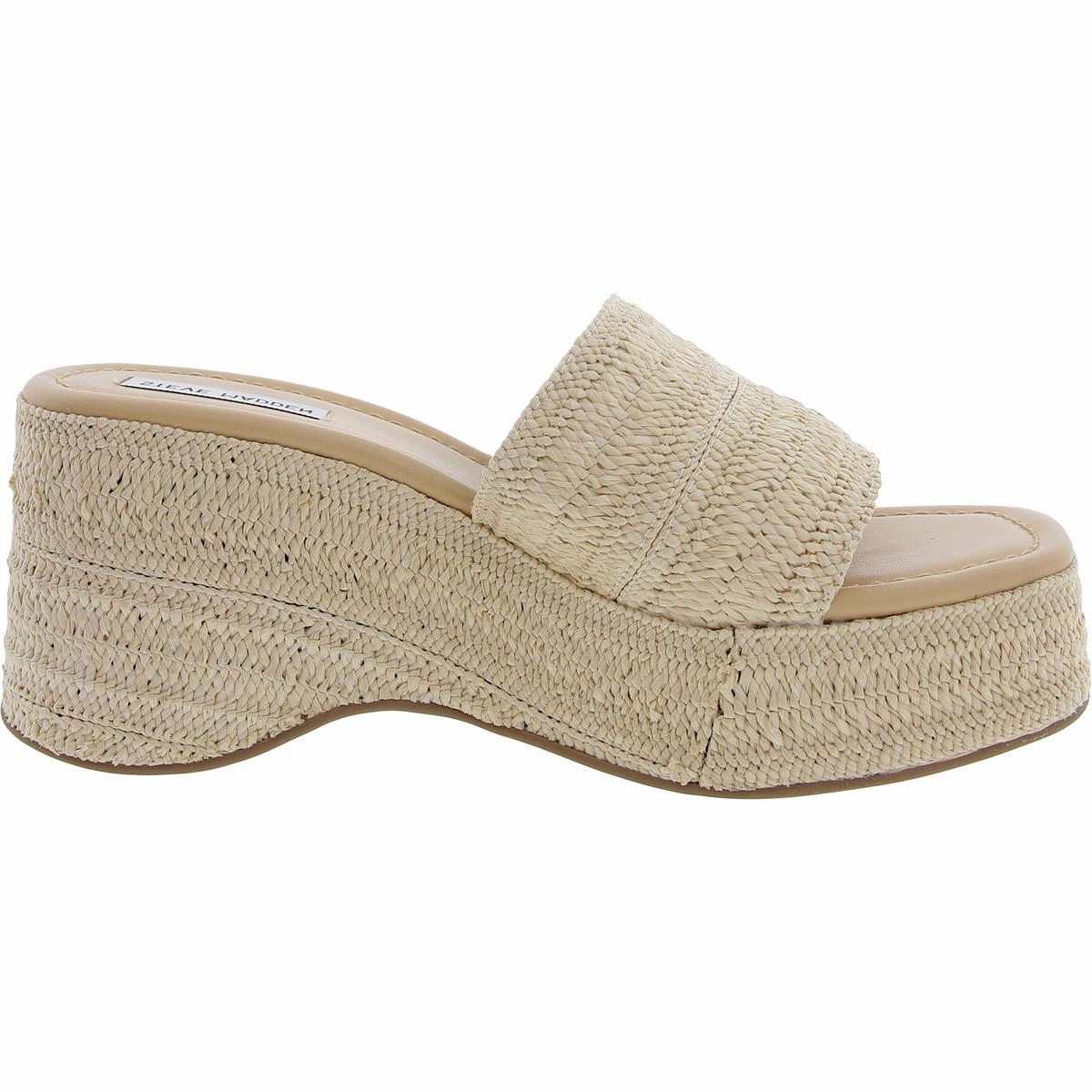 Zillion R Womens Padded Insole Woven Platform Sandals