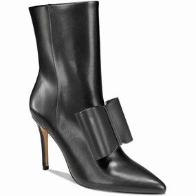 ZOE Womens Bow Leather Mid-Calf Boots Buy Womens Boots online cheap